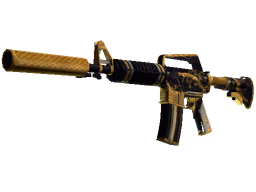 M4A1-S | Golden Coil (Well-Worn)