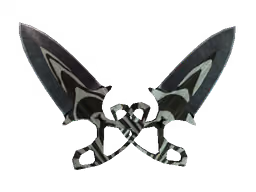 ★ Shadow Daggers | Black Laminate (Well-Worn)